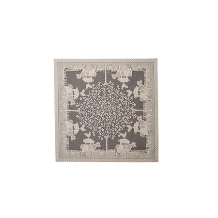 Heritage Lace 42 x 42 in. Farmhouse Table Topper, Natural FH-4242NA